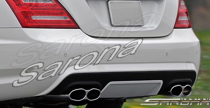 Custom Mercedes S Class Rear Add-on  Sedan Rear Lip/Diffuser (2010 - 2012) - $390.00 (Part #MB-002-RA)